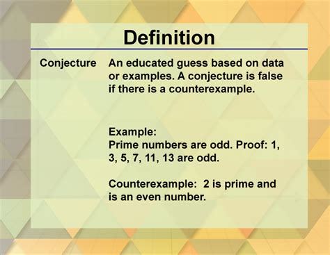 What Is Conjecture?